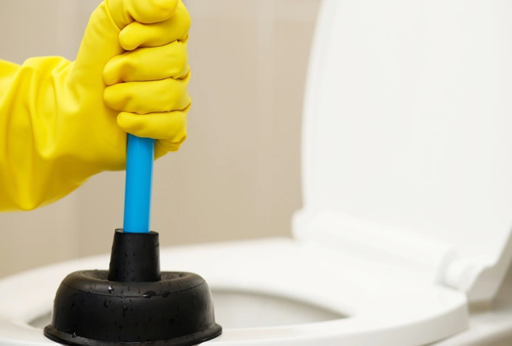 Como desentupir vaso sanitário